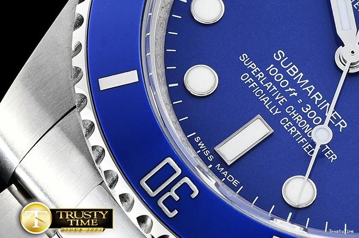 0420 HighQuality ROLSUB0257 – Submariner 116619LN SS SS Blue JF Asia 1031